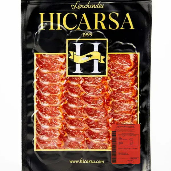 Sobre de Caña de Lomo Bellota Ibérico 50% Raza Ibérica loncheado a máquina