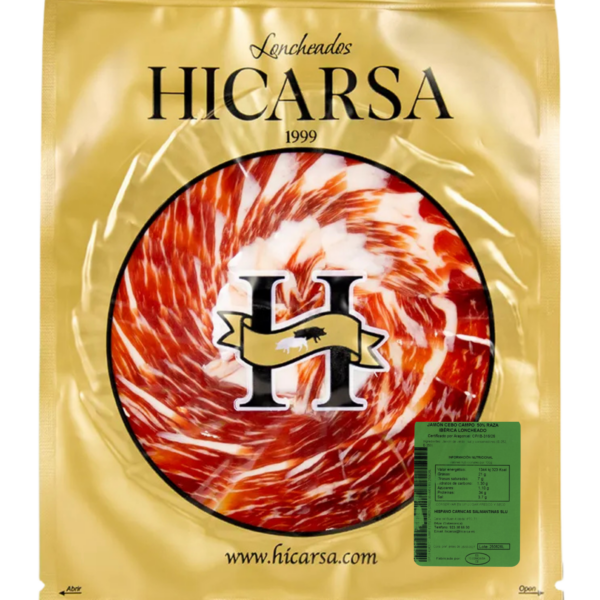 Jamón Cebo Campo Ibérico 50% Raza Ibérica Corte Cuchillo al Vacío