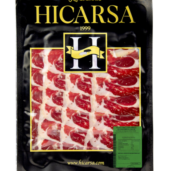 Sobre de Paleta Cebo Campo Ibérico 50 % Raza Ibérica loncheado a máquina